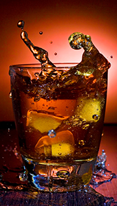 Bourbon-and-Coke Slushy